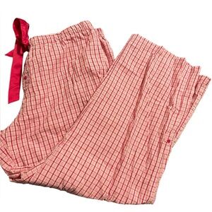 Faded Glory Pink Plaid Pajama Pants